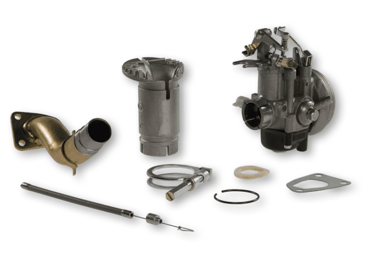 1610630 Malossi shbc 19 carburetor kit and vespa pk xl 50 rigid to the crankcase
