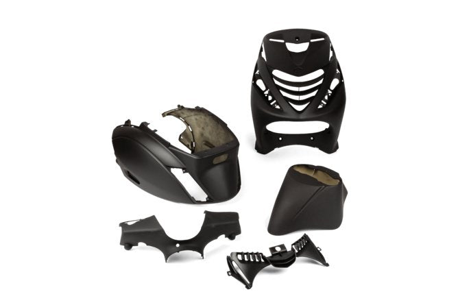 STR-998.21/BK Kit Carena STR8 (5 Pezzi) nero Piaggio ZIP SP II, COD: STR-998.21/BK
