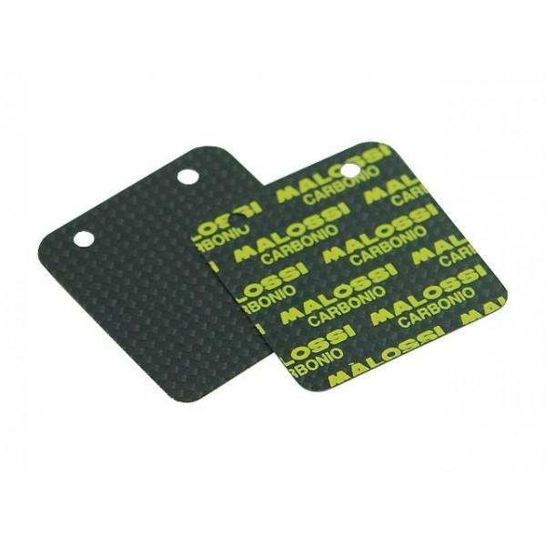 M2711796.C0 2 Lamelle in Carbonio, Malossi, VL14, 45°, COD: M2711796.C0