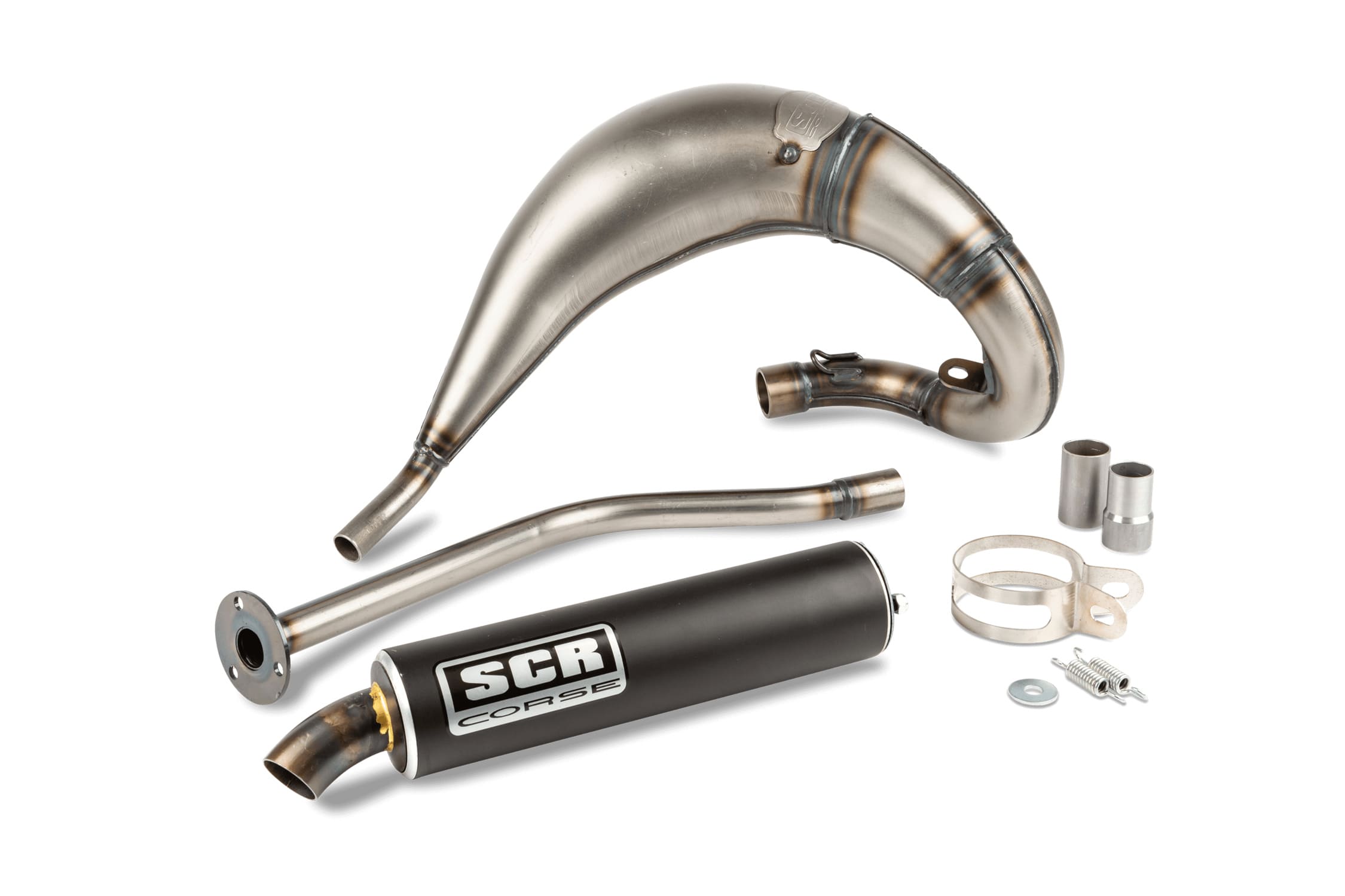 SCR-CR3852AL Scarico SCR Corse Handmade Cross 50/70cc nero Rieju MRT 50cc (montaggio alto), COD: SCR-CR3852AL