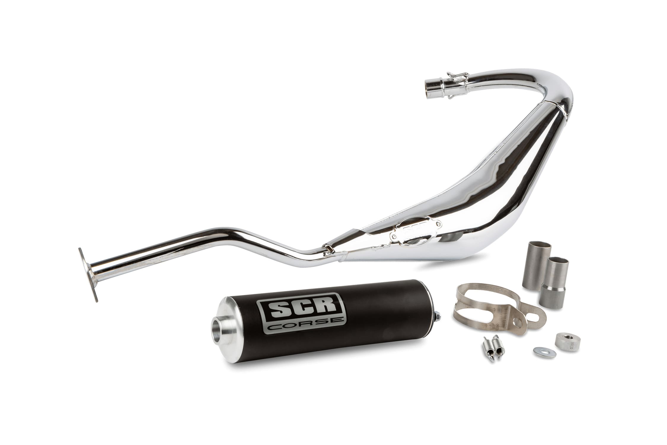 SCR-SM3829 Marmitta SCR SM Cromo 50 Yamaha TZR / MBK Xpower, COD: SCR-SM3829