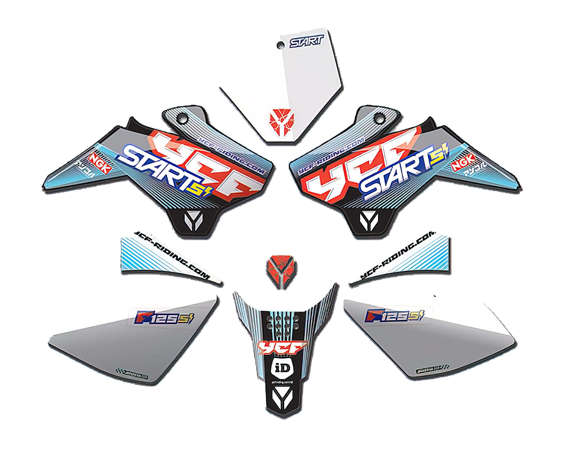 KD125SE2019 Kit Deco Pit Bike YCF Start F125SE 2019