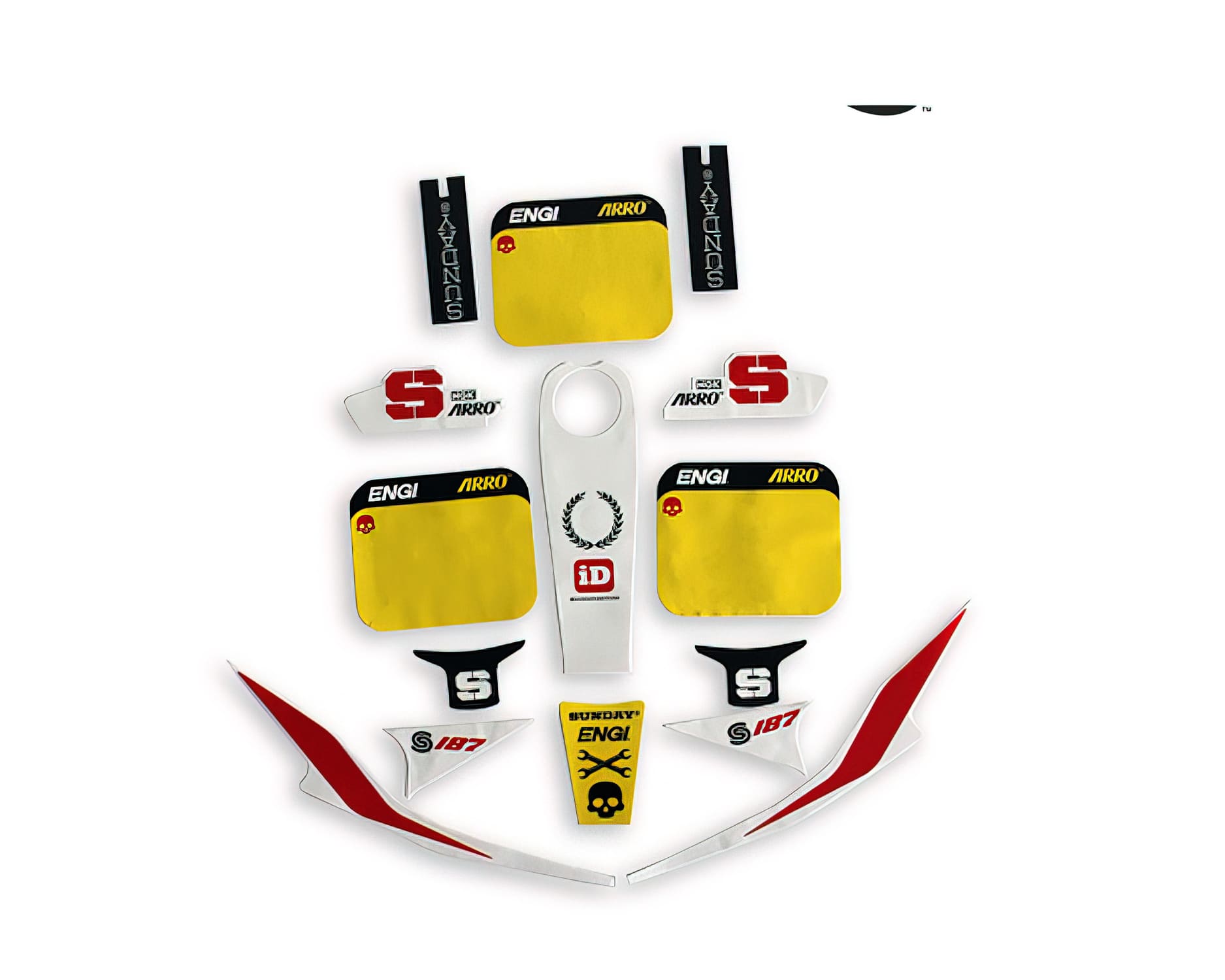 KDFT1872018 Kit Deco Flat Track Sunday S187