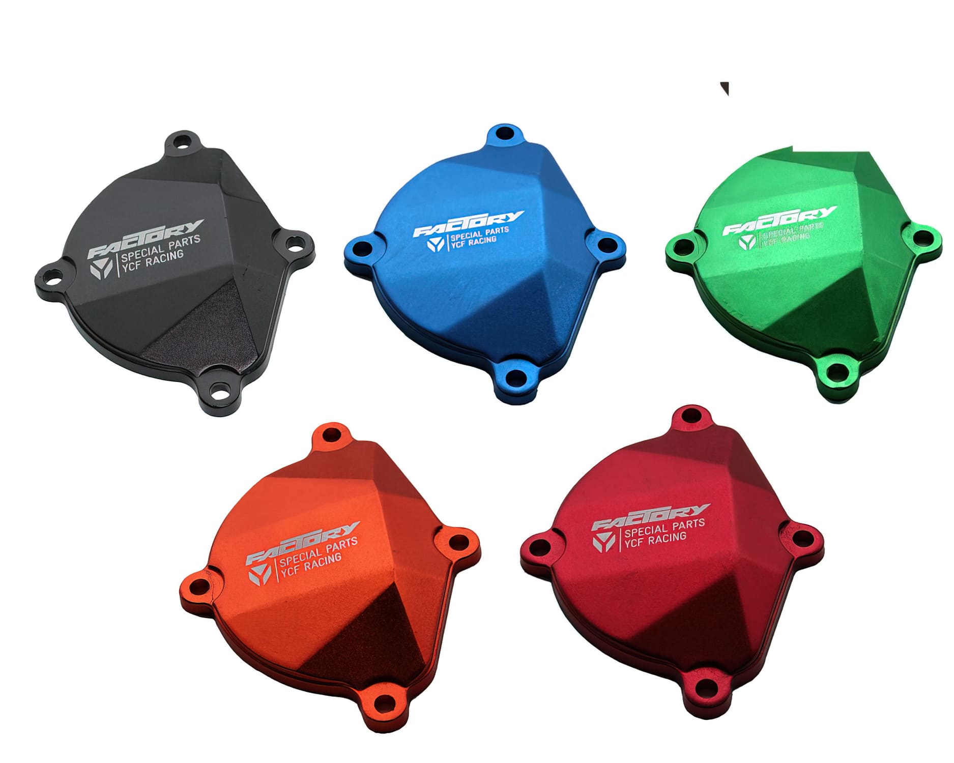 MBCAMCKLX/SI Coperchio Testa anteriore CNC YCF Pit Bike YX 150cc tipo KLX argente, COD: MBCAMCKLX/SI