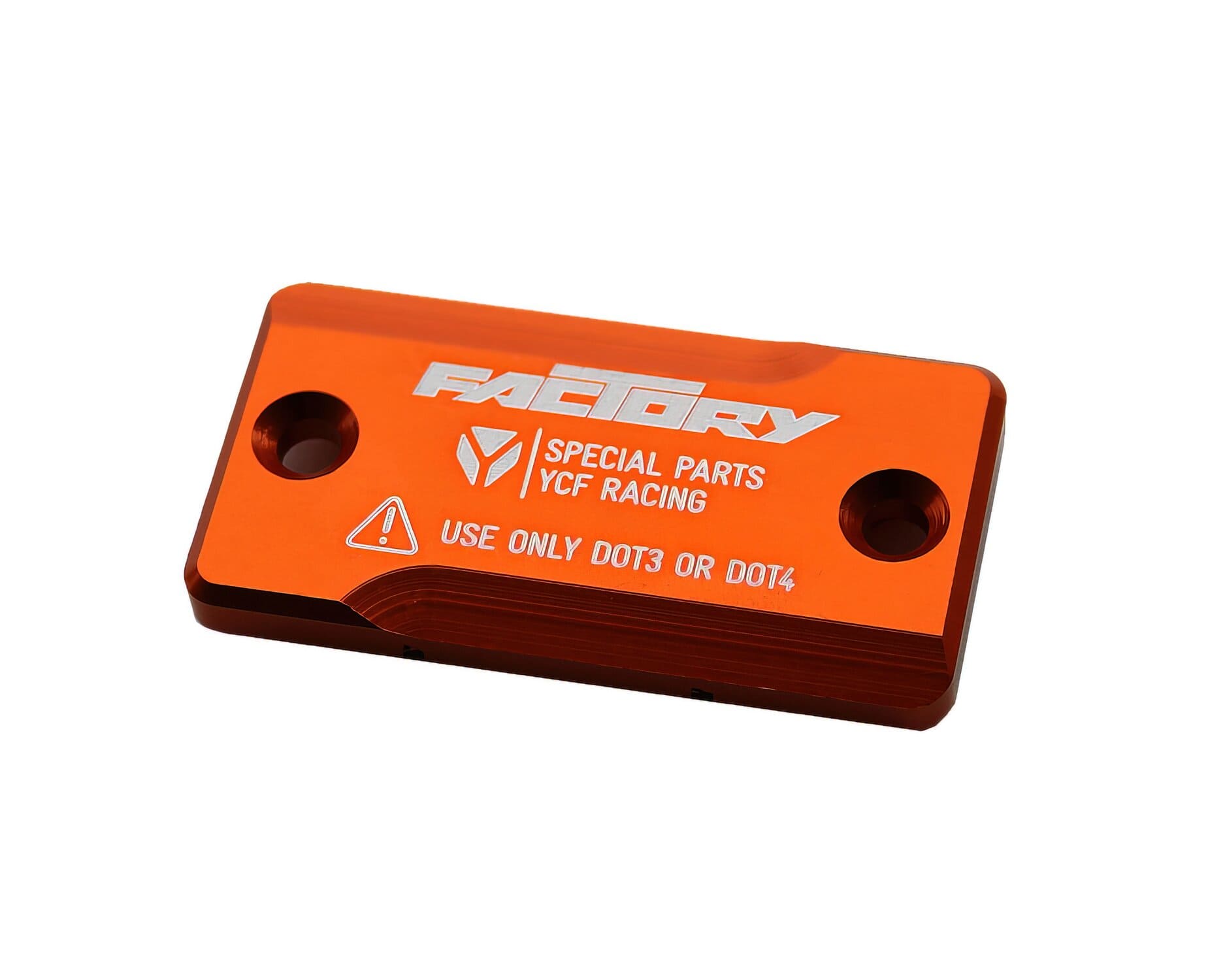 MBFBRC01OR Coperchio Pompa Freno CNC anteriore YCF V2 Pit Bike arancione, COD: MBFBRC01OR