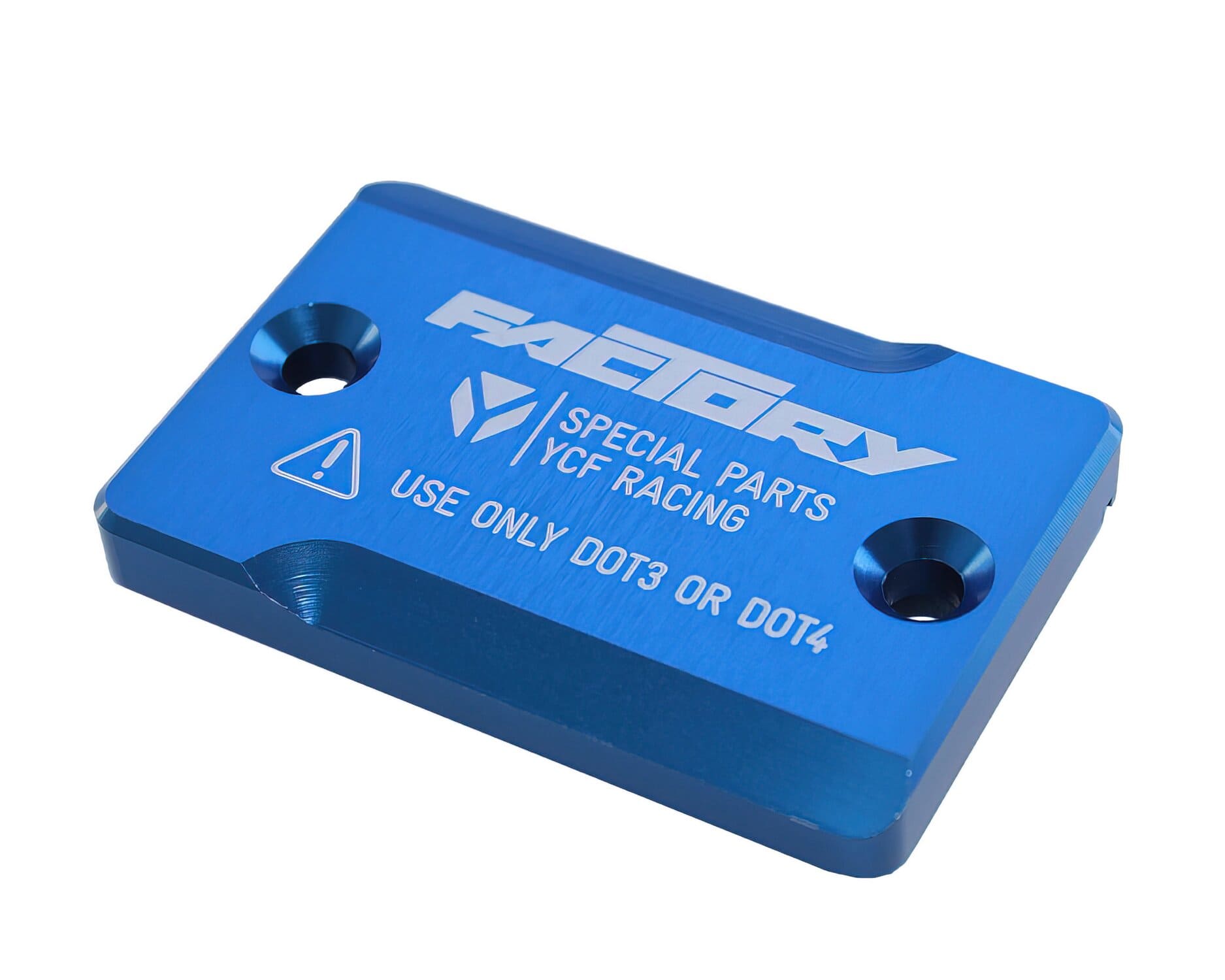 MBFBRC.BL Coperchio Pompa Freno CNC anteriore YCF Pit Bike blu, COD: MBFBRC.BL