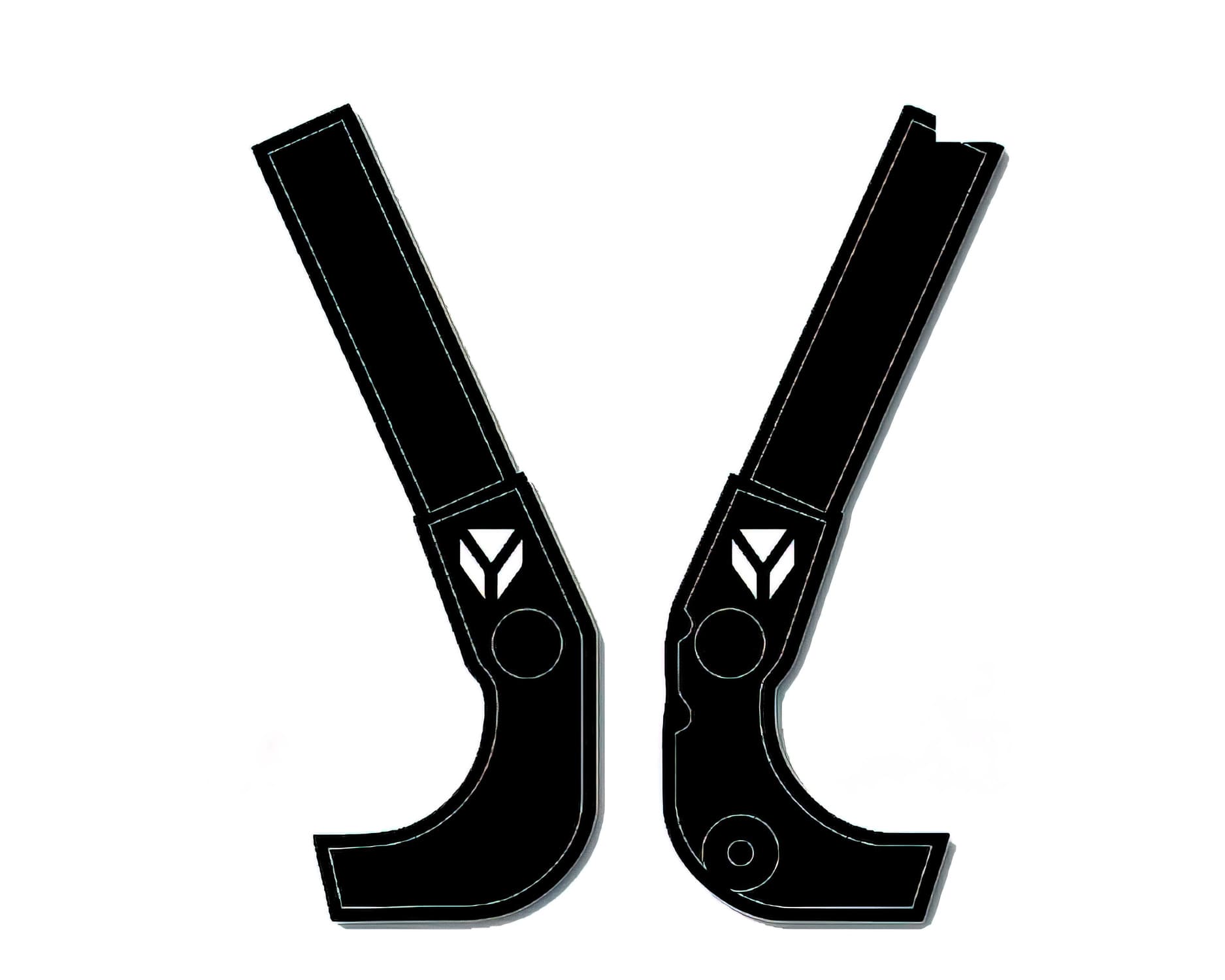 MBFGKP-BK Pit Bike / Dirt Bike Frame Deco Kit Black