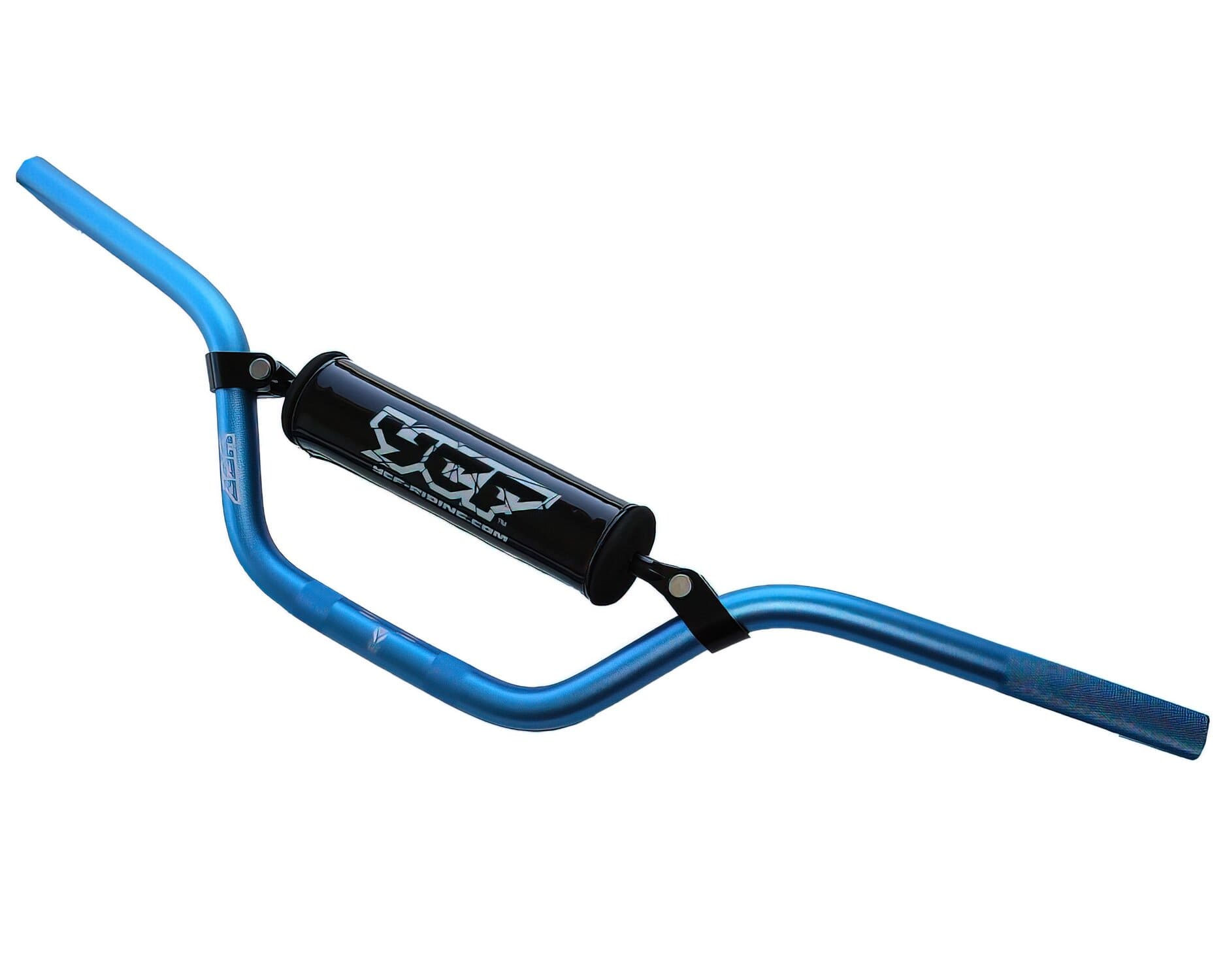 MBGALOW/BL Manubrio low rise alluminio d.22mm con pad YCF Pit Bike / Dirt Bike blu