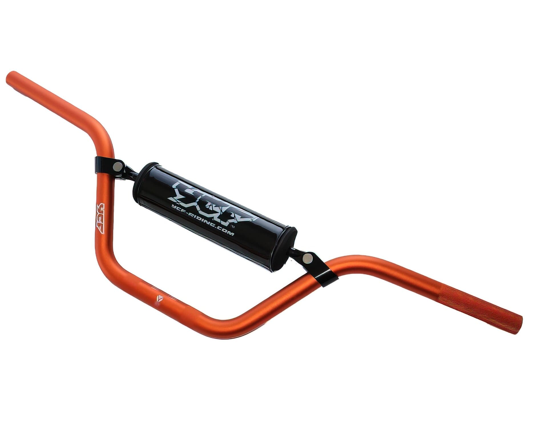 MBGA/OR Manubrio alluminio d.22mm con pad YCF Pit Bike / Dirt Bike arancione