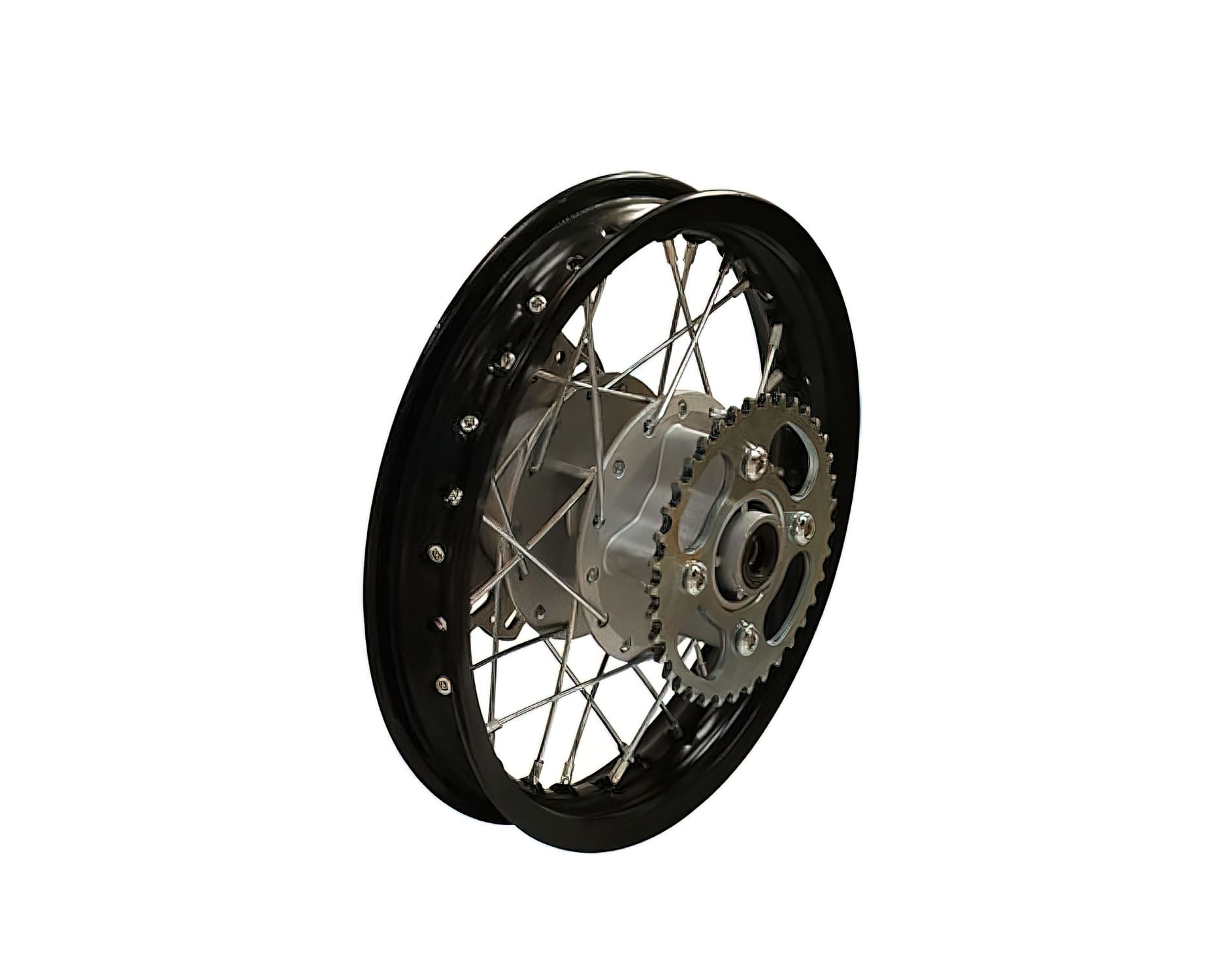 MBRAR12/BK Ruota post. alluminio axe 12mm - 12" YCF Pit Bike / Dirt Bike