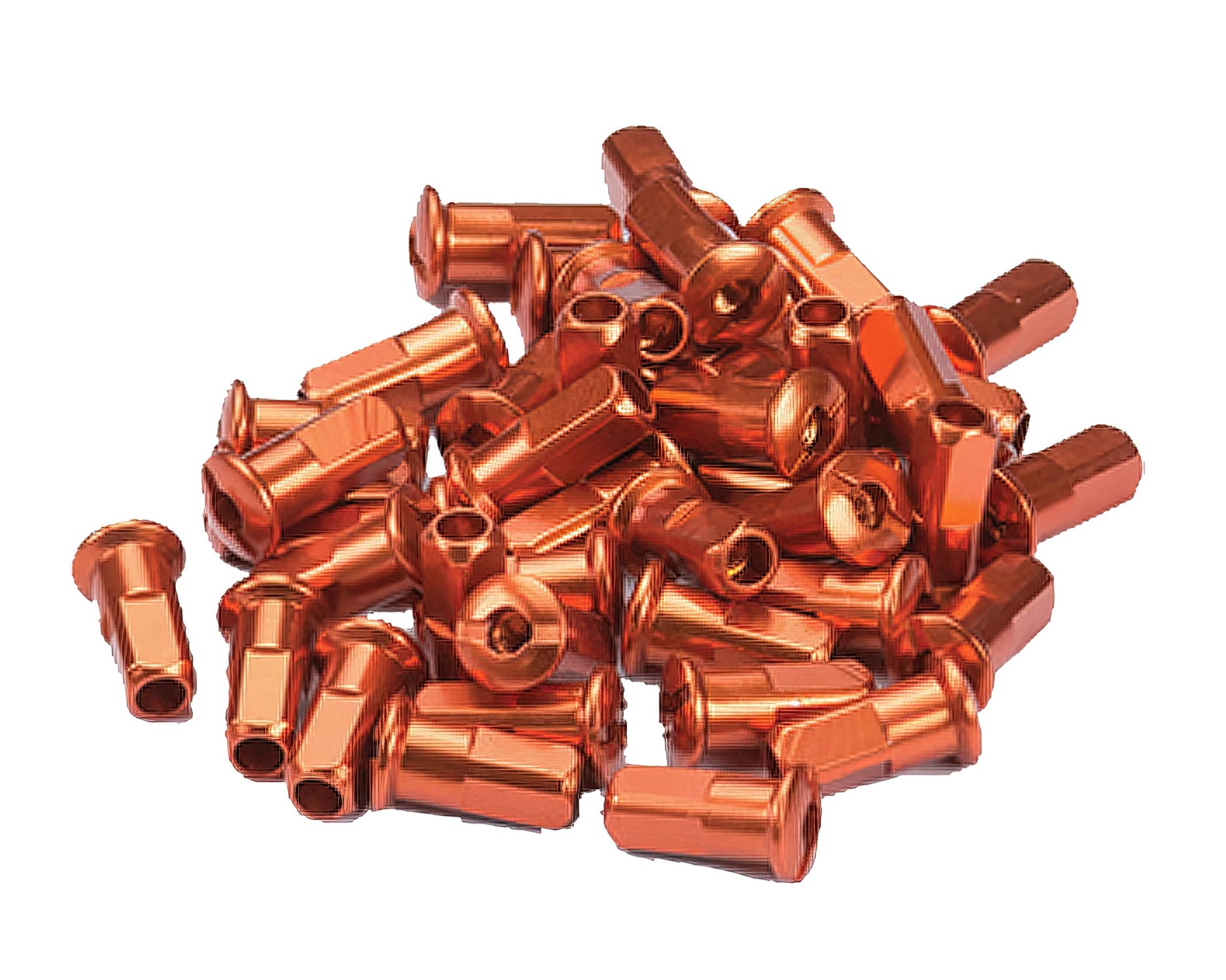 MBSN/OR Tendiraggio (x32) alluminio CNC arancione, COD: MBSN/OR