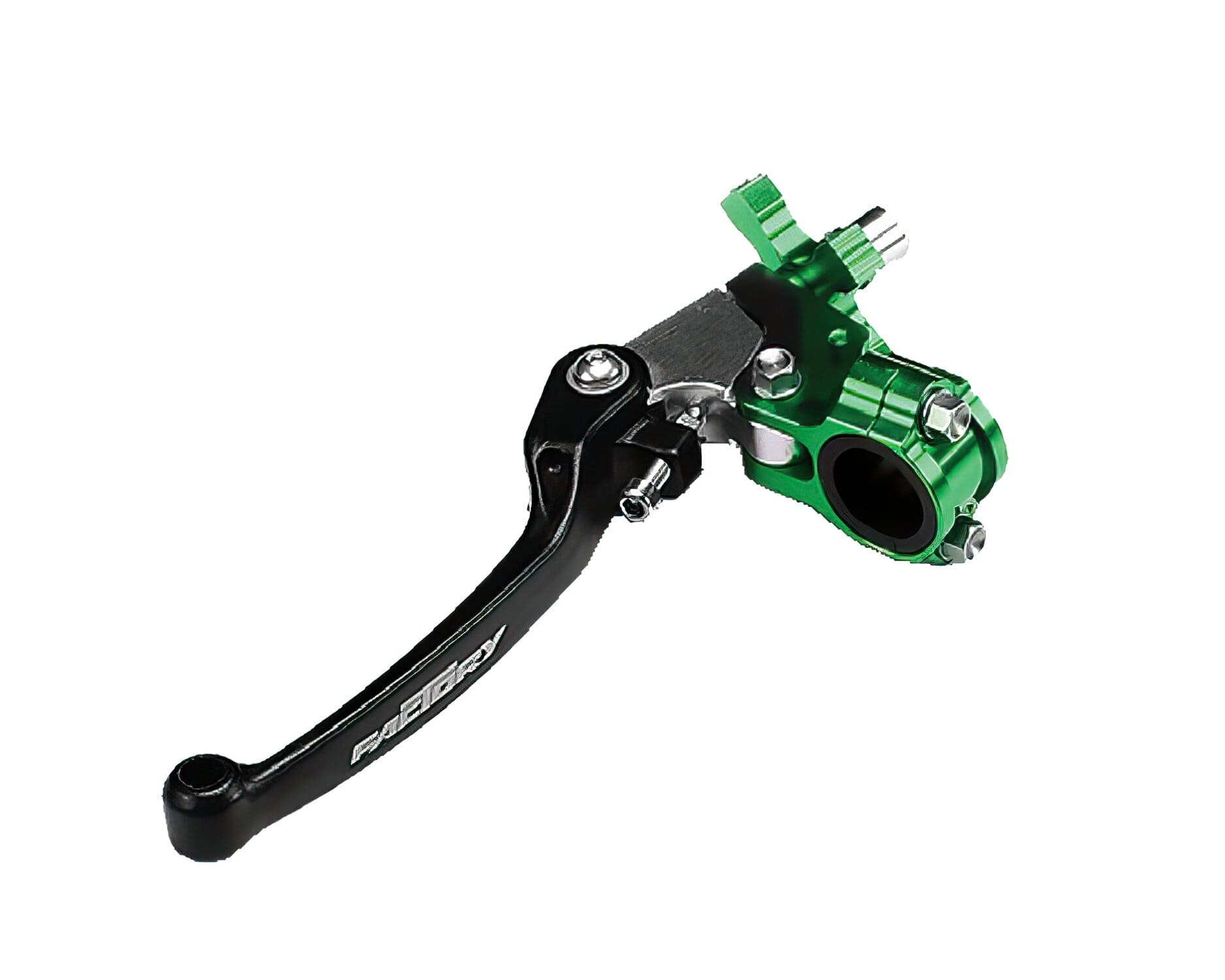 YCF-110-0103-06/GR Leva Frizione con supporto CNC YCF Factory Pit Bike / Dirt Bike verde, COD: YCF-110-0103-06/GR