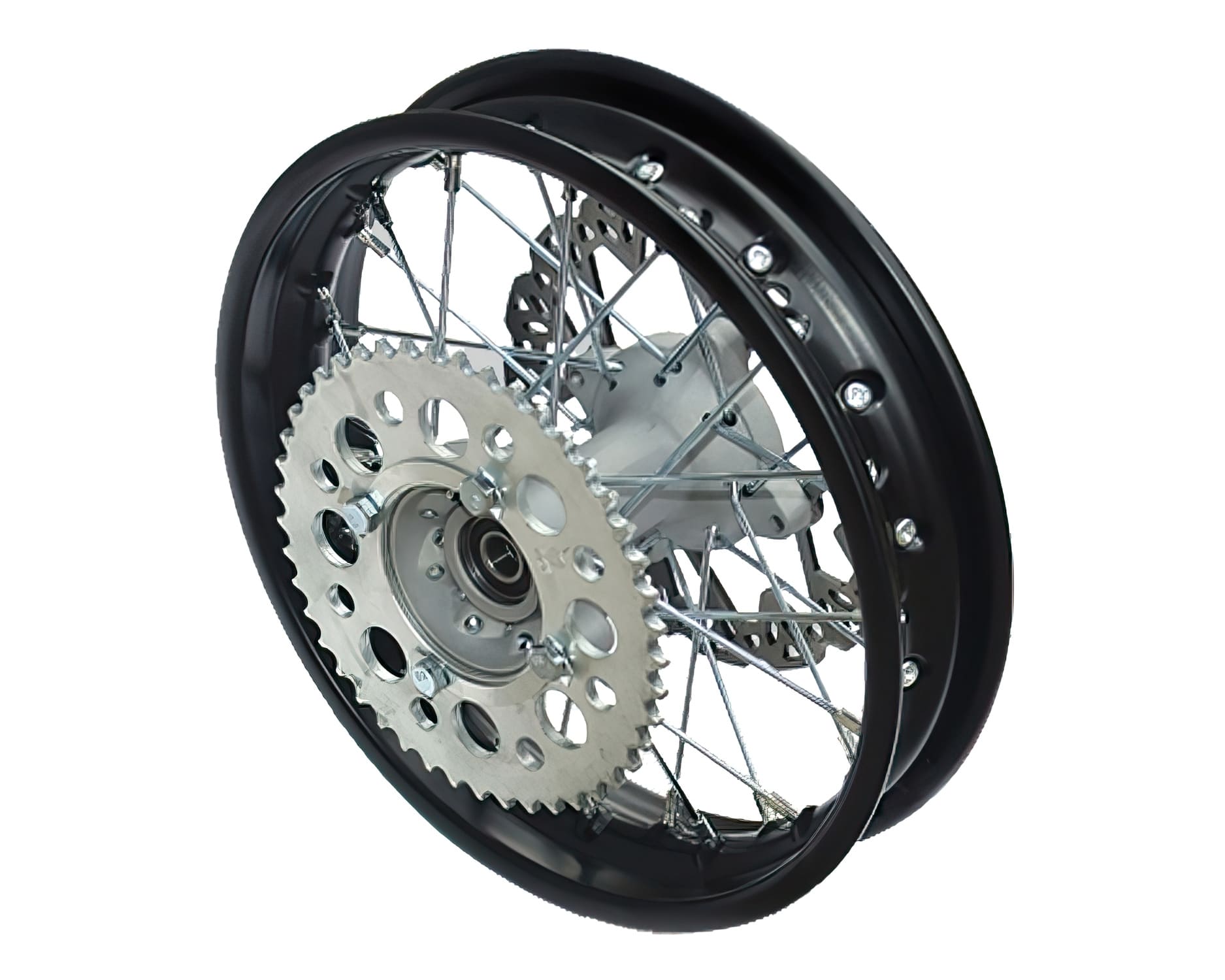 YCF-110-11014 Ruota post. 2.15x12" SM con disco + corona YCF Pit Bike / Dirt Bike, COD: YCF-110-11014