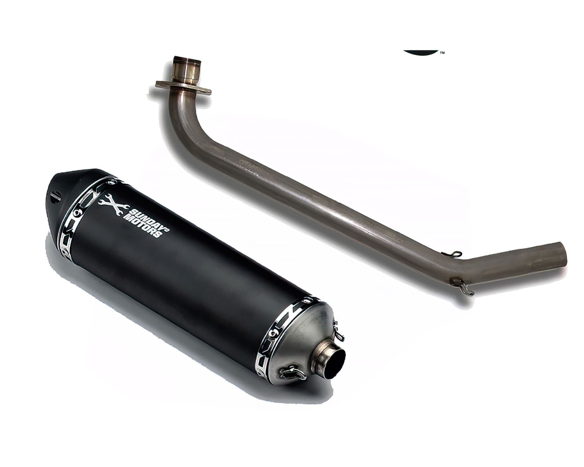 YCF-110-1309-02 Marmitta 94db (2 molle) Flat Track YCF Sunday, COD: YCF-110-1309-02