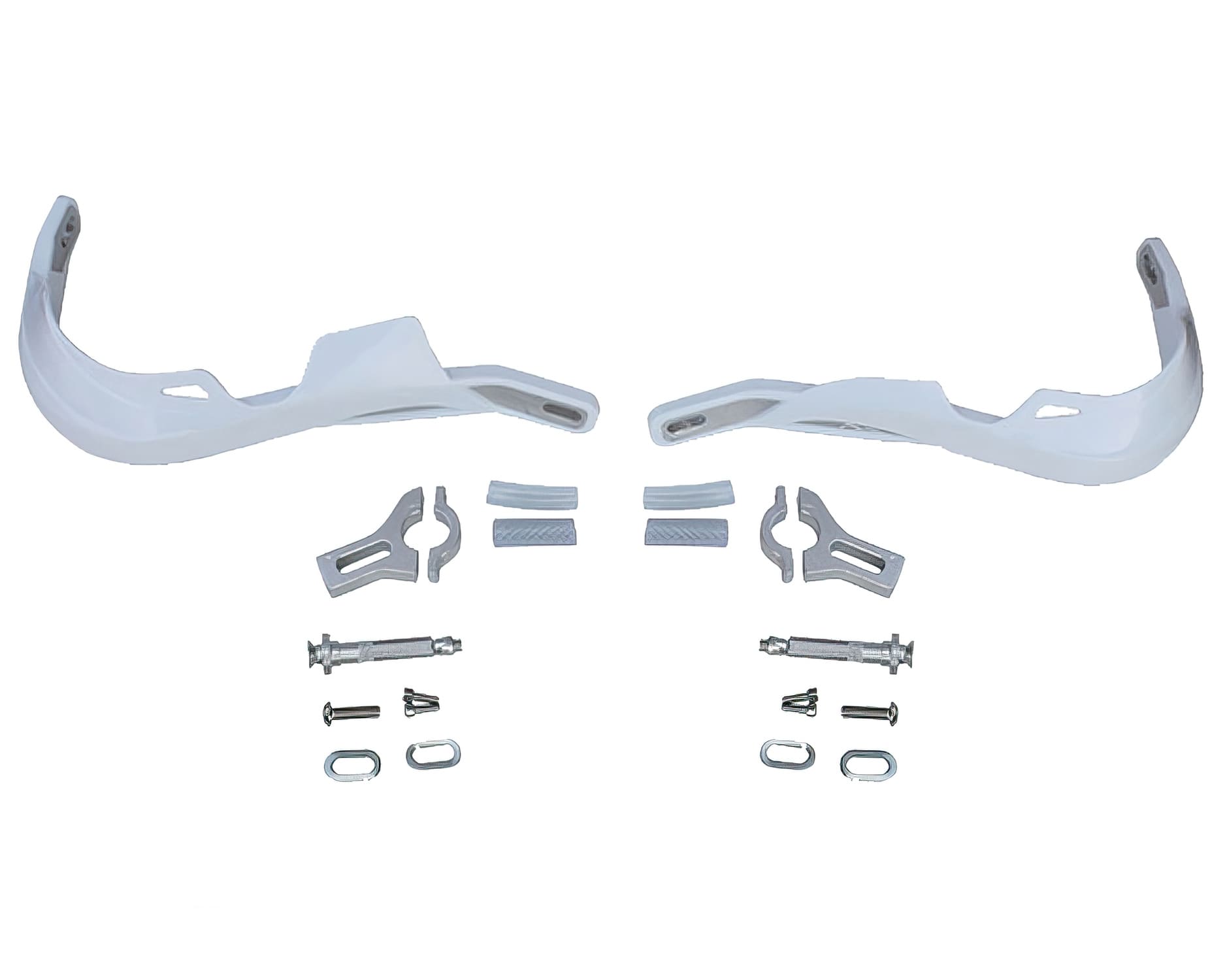 YCF-110-14-071/WH Enduro / supermoto handguards YCF Pit Bike / Dirt Bike white