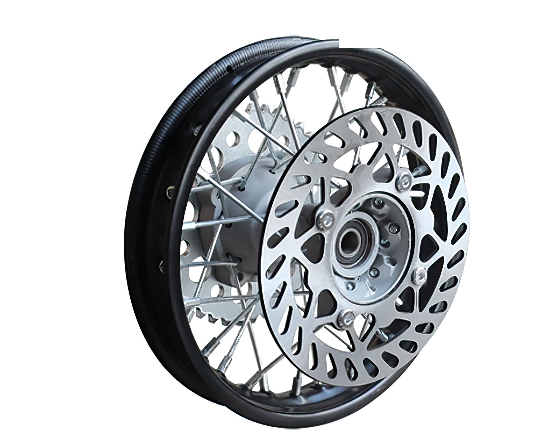 YCF-88-1101-01 Ruota post. 10" con disco + corona Pit Bike YCF 88cc, COD: YCF-88-1101-01