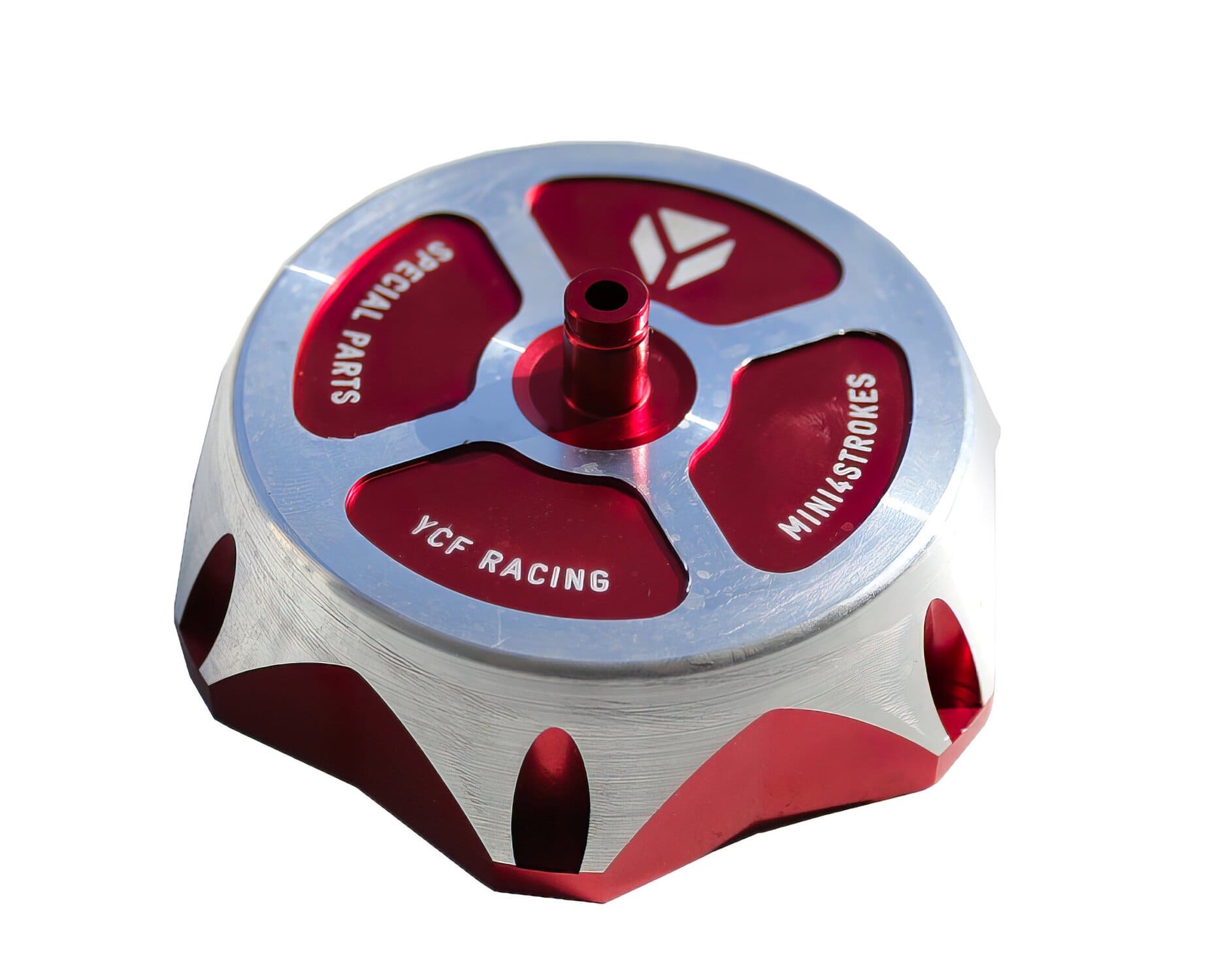 YCF-BOUCHONALU/RE Tappo Serbatoio CNC YCF Pit Bike / Dirt Bike rosso, COD: YCF-BOUCHONALU/RE