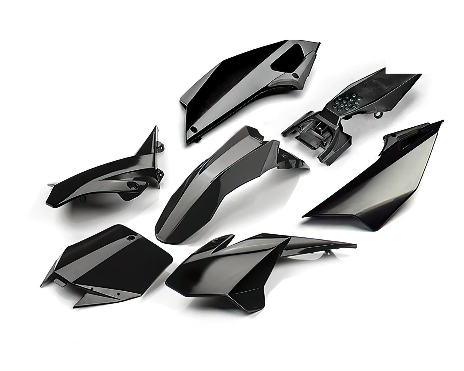 YCF-KPYCF-02/BK Kit plastiche nero Pit Bike YCF Pilot 2016 - 2017, COD: YCF-KPYCF-02/BK