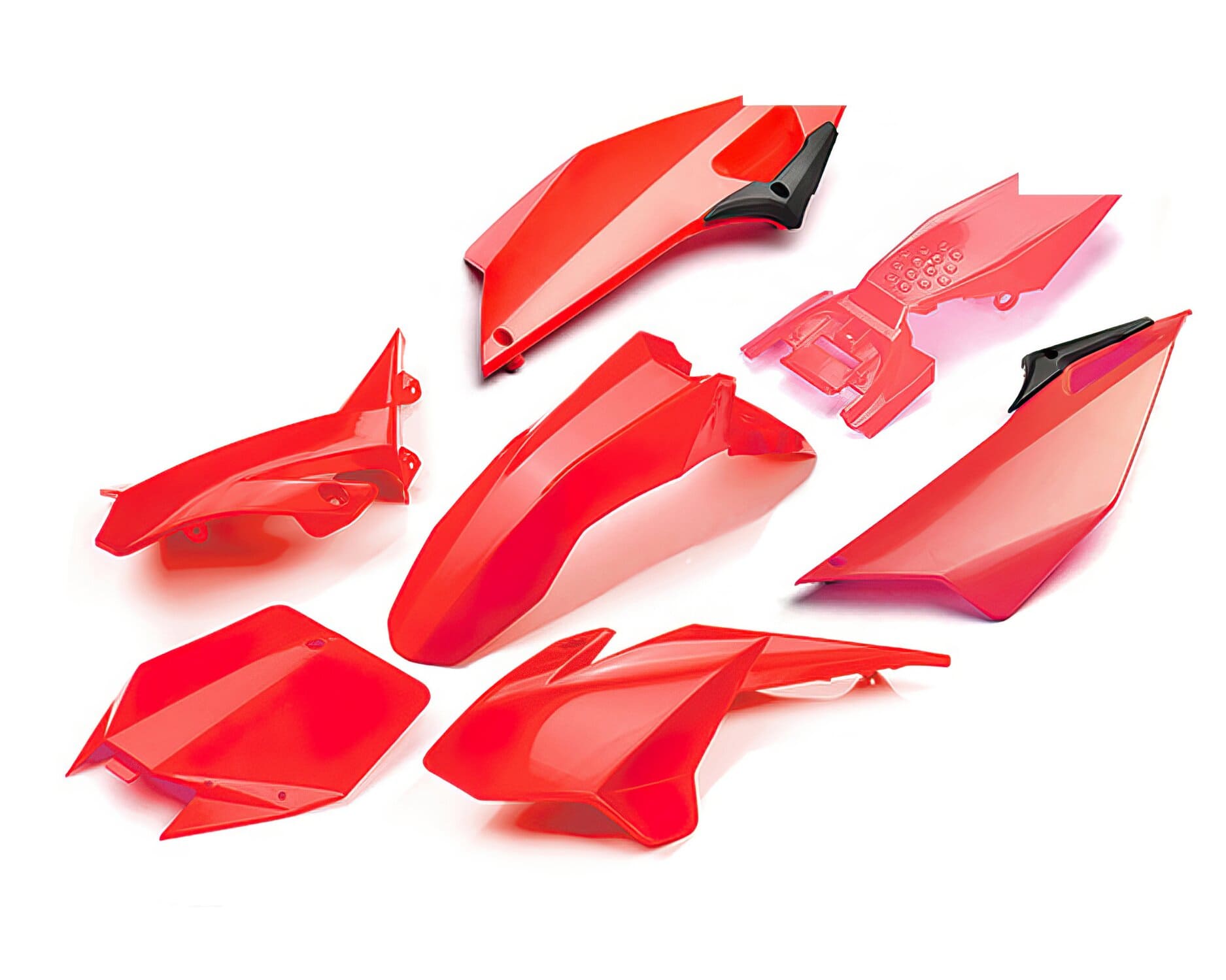 YCF-KPYCF-02/RE Kit plastiche rosso Pit Bike YCF Pilot 2016 - 2017, COD: YCF-KPYCF-02/RE
