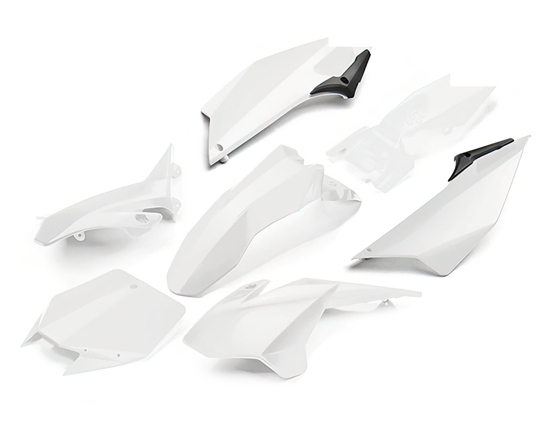 YCF-KPYCF-02/WH Kit plastiche bianco Pit Bike YCF Pilot 2016 - 2017, COD: YCF-KPYCF-02/WH