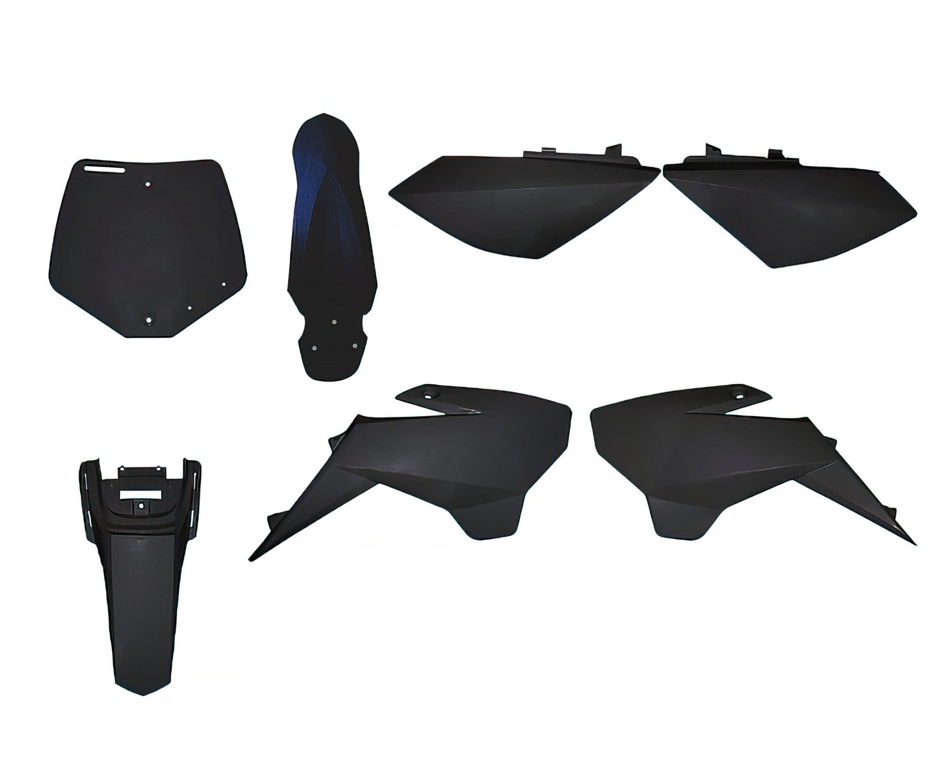 YCF-KPYCF88/BK Kit plastiche nero Pit Bike YCF Lite fino 19 / Start fino 18 / Pilot 88 fino 18, COD: YCF-KPYCF88/BK