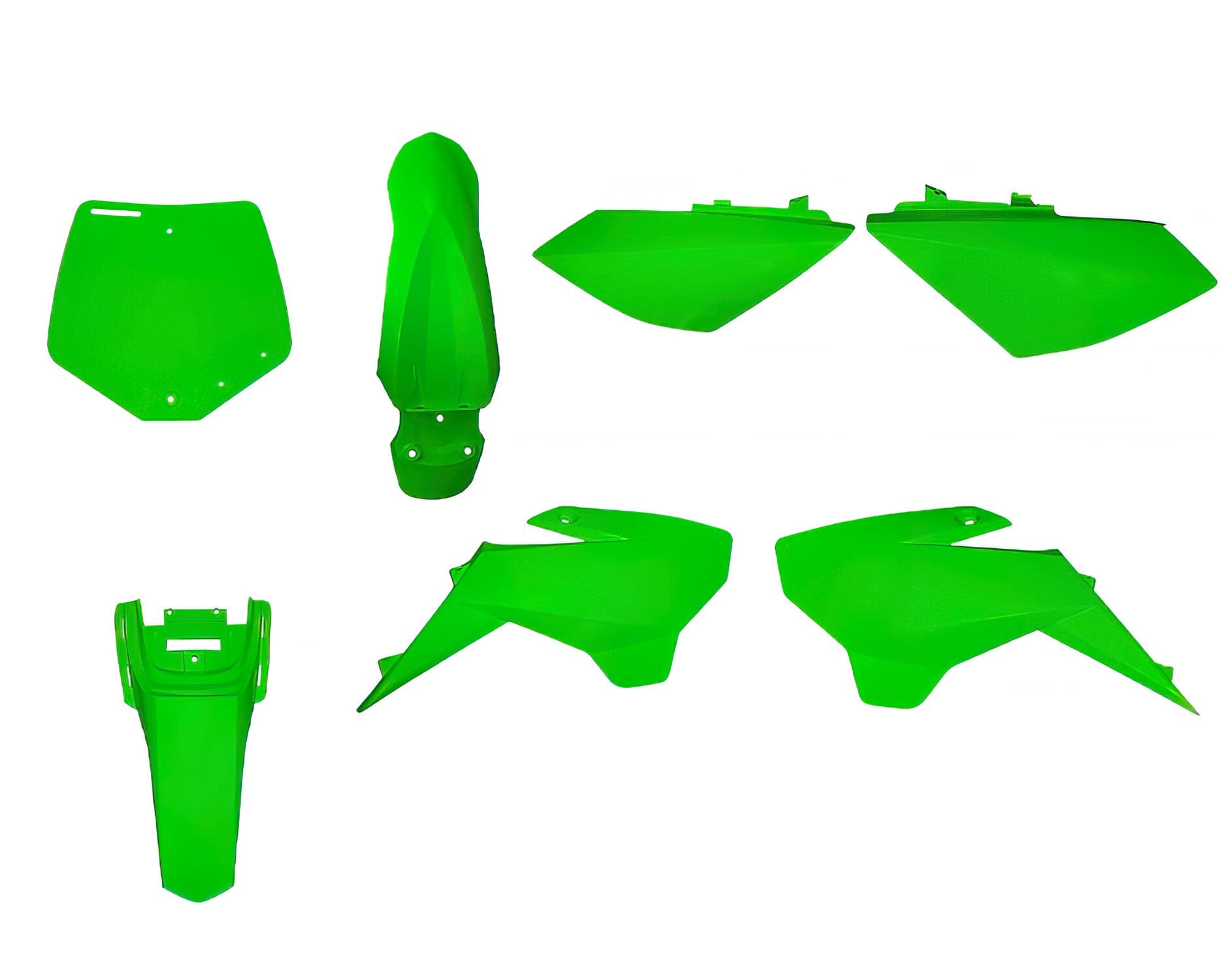 YCF-KPYCF88/GR Kit plastiche verde Pit Bike YCF Lite fino 19 / Start fino 18 / Pilot 88 fino 18, COD: YCF-KPYCF88/GR