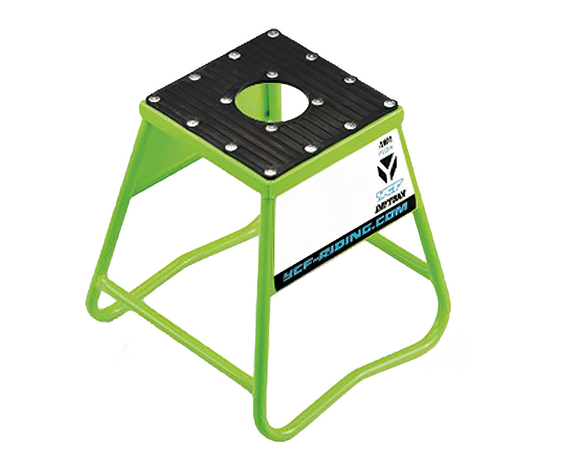 YCF-TREPIED01/GR Cavalletto moto acciaio h.40cm YCF verde, COD: YCF-TREPIED01/GR