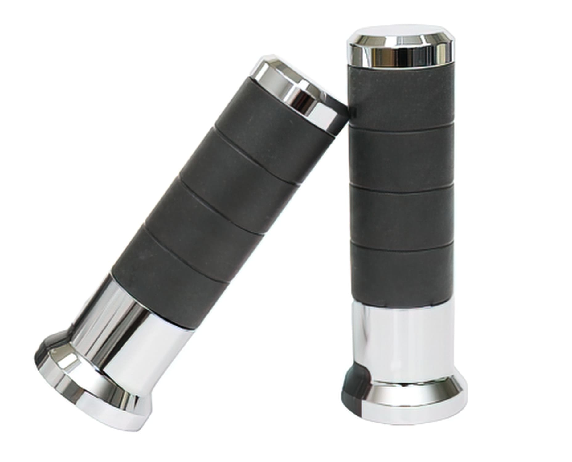 KO-AX065MH0 Koso Titan Heated Grips Koso 7/8" + 1" L=120mm Chrome with External Switch