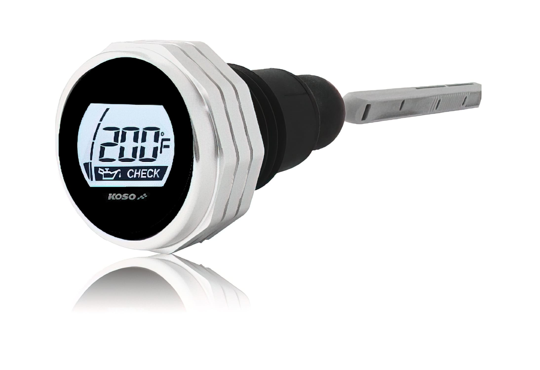 KO-BA053011 Asta livello olio digitale Koso cromato Harley Davidson Touring 2007 - 2016, COD: KO-BA053011