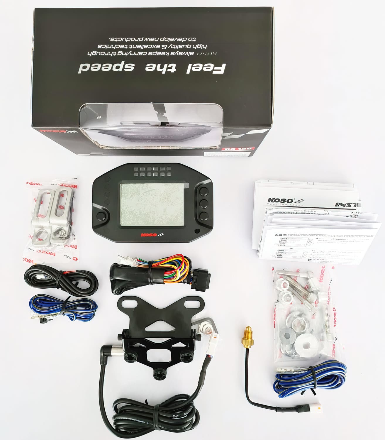 KO-BA073000 Contachilometri multifunzione Koso RS2, COD: KO-BA073000