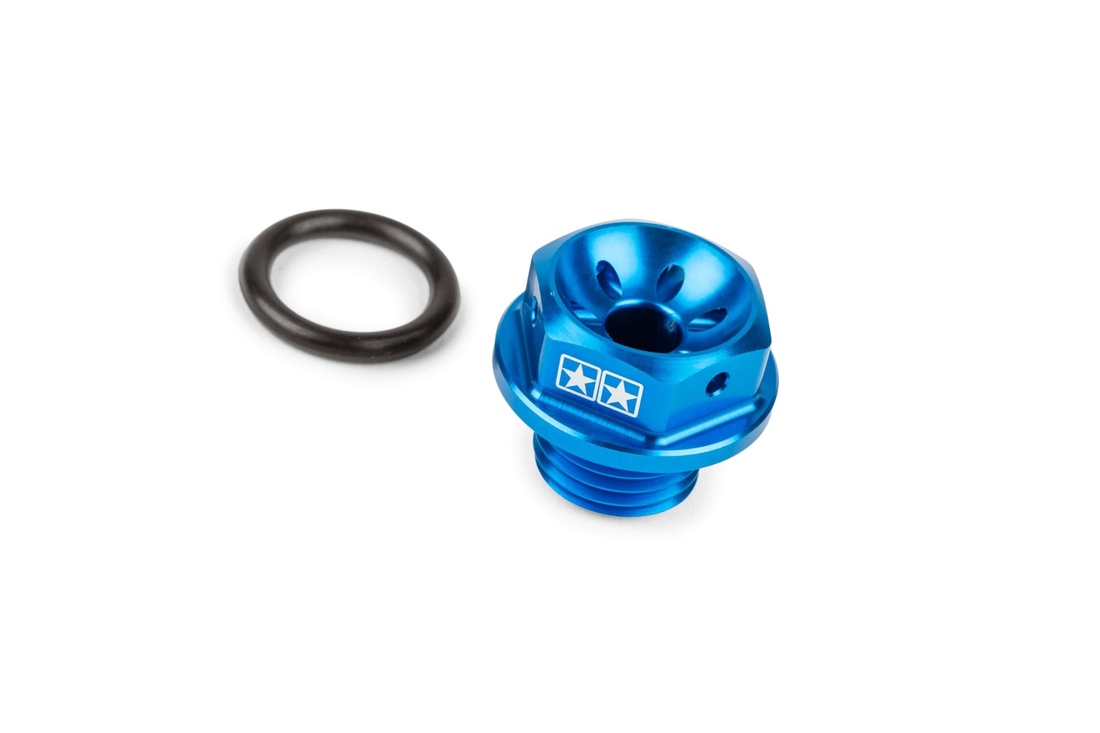s6-ssp140/bl tappo olio motore stage6 minarelli orizzontale verticale blu anodizzato