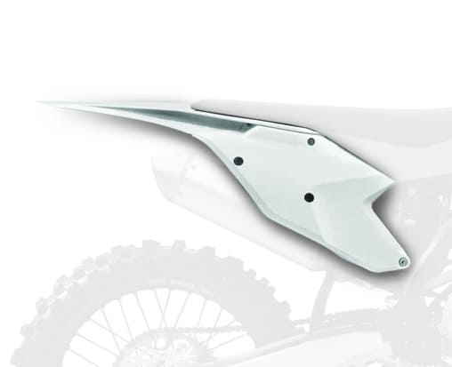 POL-8562100005 Parafango posteriore Polisport bianco KTM EXC / EXC-F, COD: POL-8562100005
