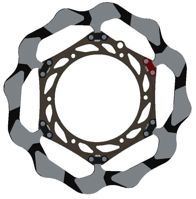 BRA-BY4132E Braking Epta Batfly semi-floating brake disc Husqvarna / KTM