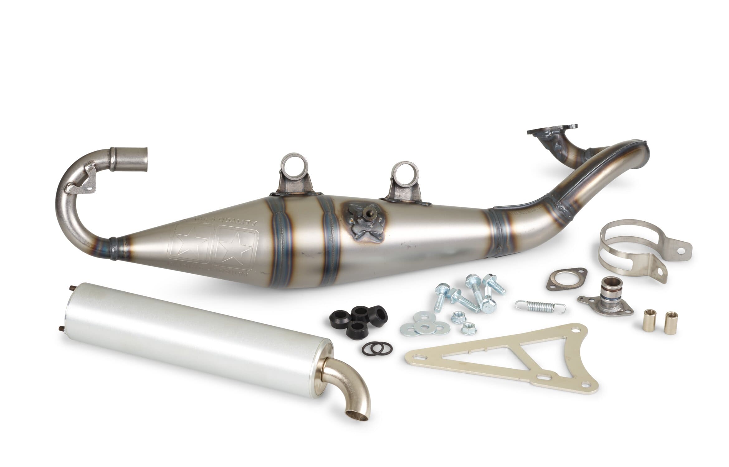 s6-9116604/al marmitta stage6 pro replica mk2 alu minarelli orizzontale / cina 2t, COD: S6-9116604/AL