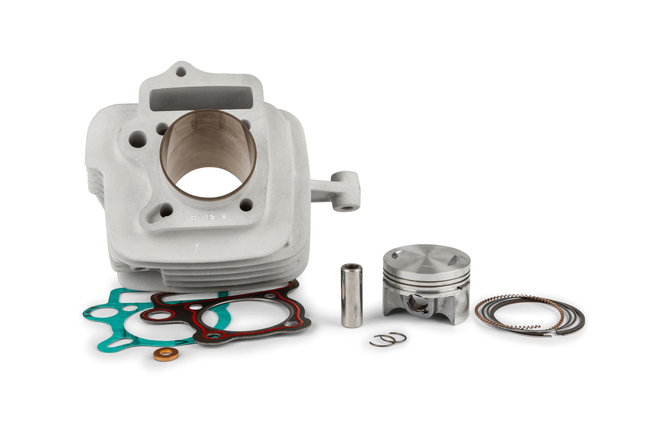 M3113225 Gruppo termico alluminio d.53mm Malossi 125cc Pit Bike Lifan FY152FHI, COD: M3113225