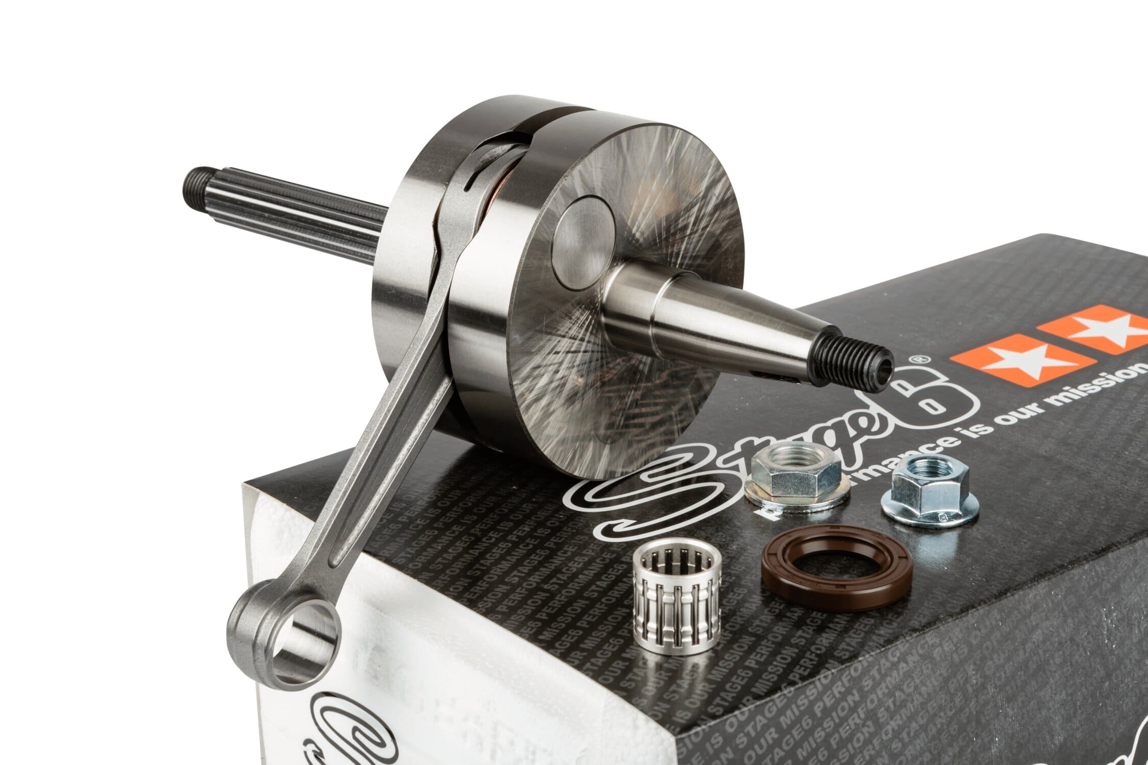 s6-7916699 albero motore corsa 47mm / biella 100mm stage6 r/t piaggio zip sp lc 100fl per carter malossi c-one / rc-one, COD: S6-7916699