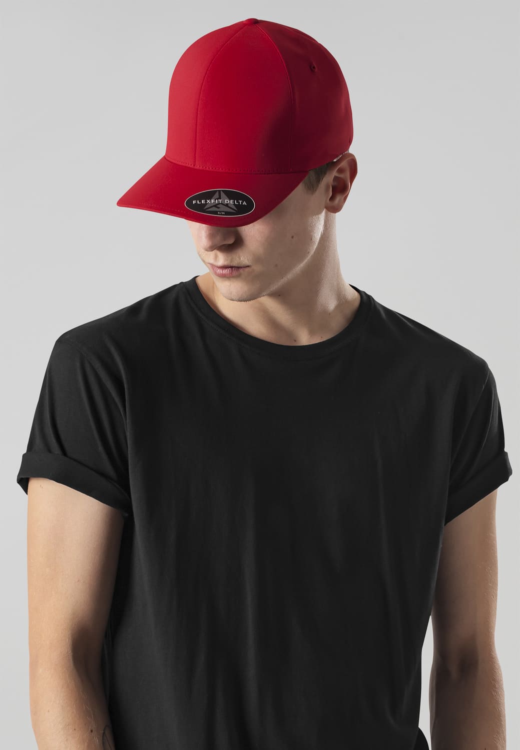 FF-180-00199-0053 Cappellino Flexfit Delta rosso S/M