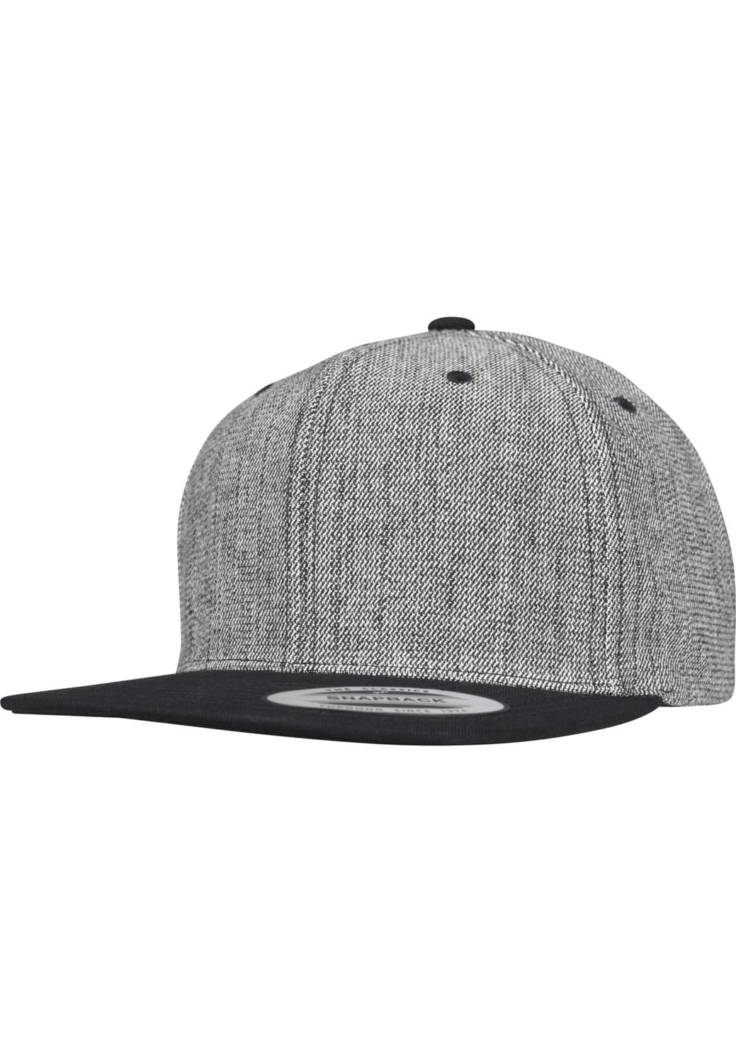 FF-6089MS-01271-0050 Cappellino snapback Melange Solid Flexfit nero melange/nero