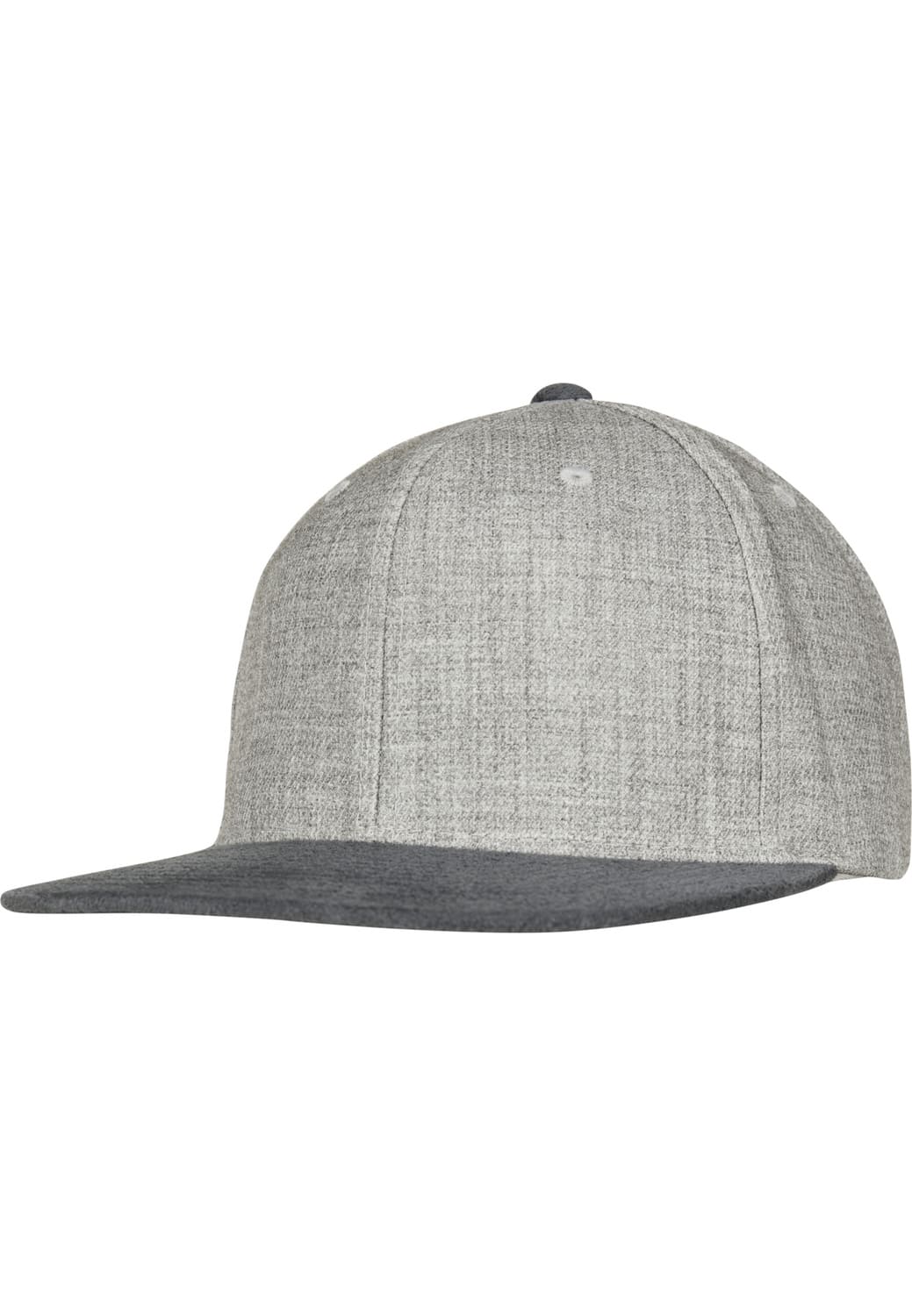 FF-6089VM-01536-0050 Melange Velour Flexfit Snapback Cap Grey/Grey