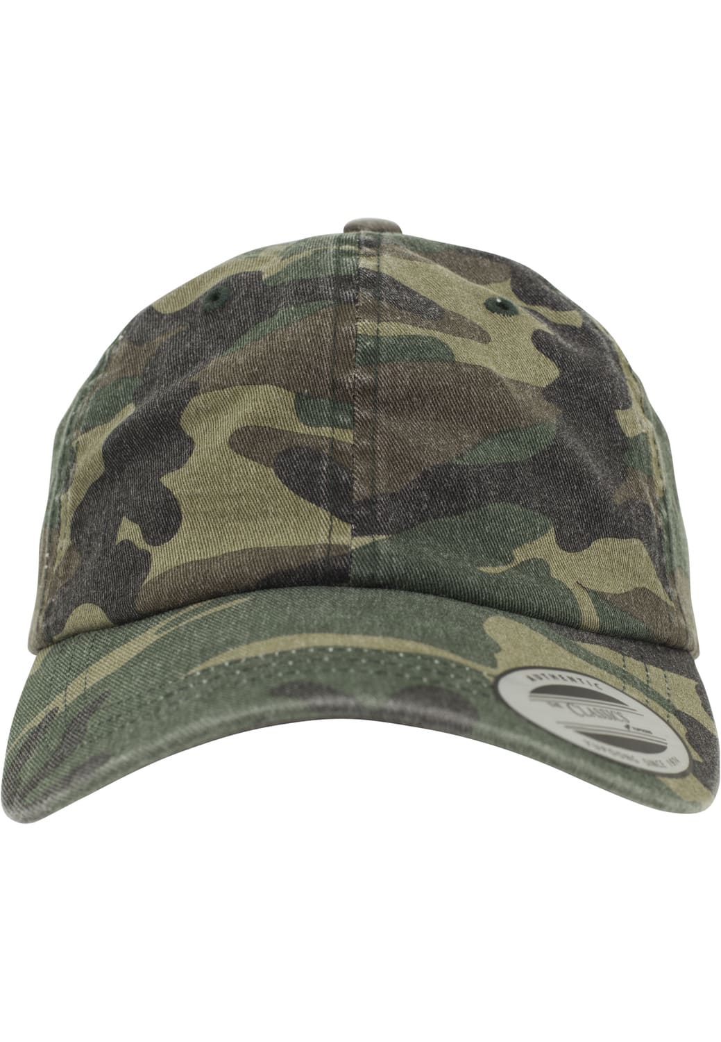 FF-6245CW-00396-0050 Low Profile Camo Washed Flexfit wood camo cap