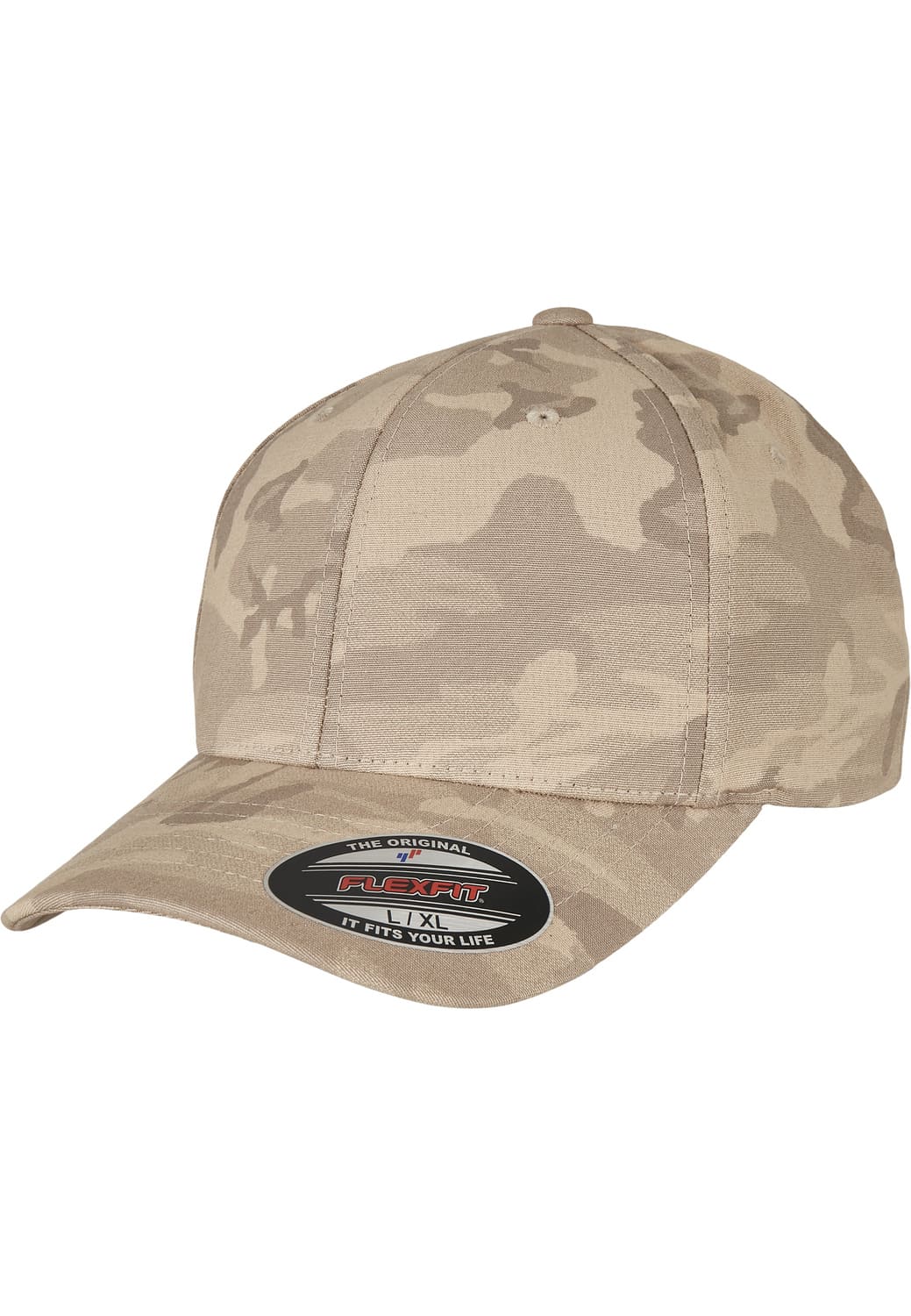 FF-6277LC-01642-0053 Cappellino Light Camo Flexfit dark beige camo S/M