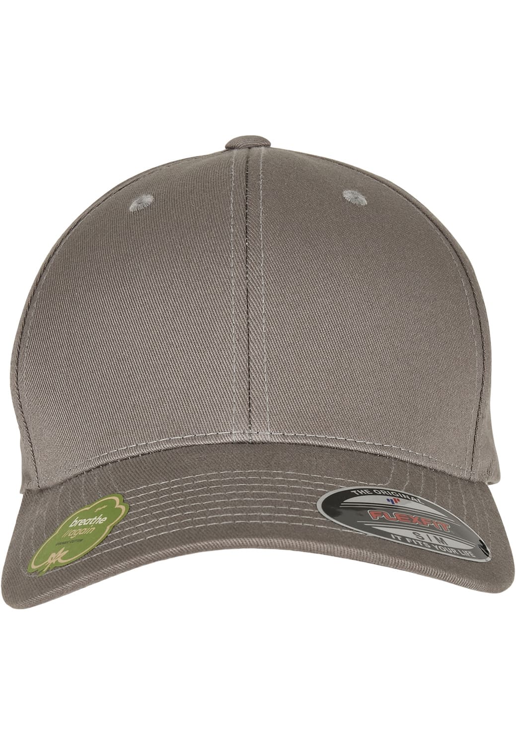 FF-6277OC-03052-0053 Organic Cotton Flexfit Cap Light Grey S/M