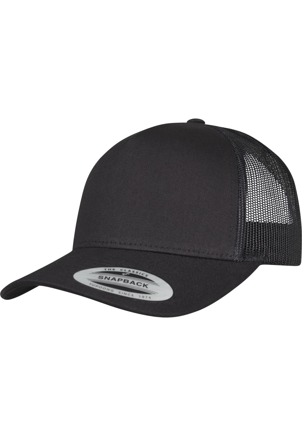 FF-6506-00007-0050 Cappellino trucker 5-Panel Retro Flexfit nero