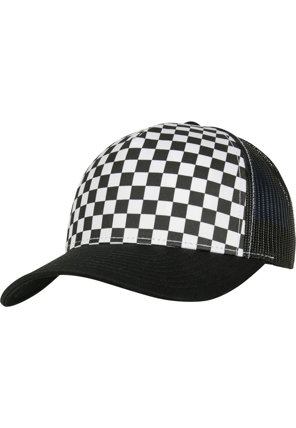 FF-6506CB-00826-0050 Cappellino trucker Checkerboard Flexfit nero/bianco