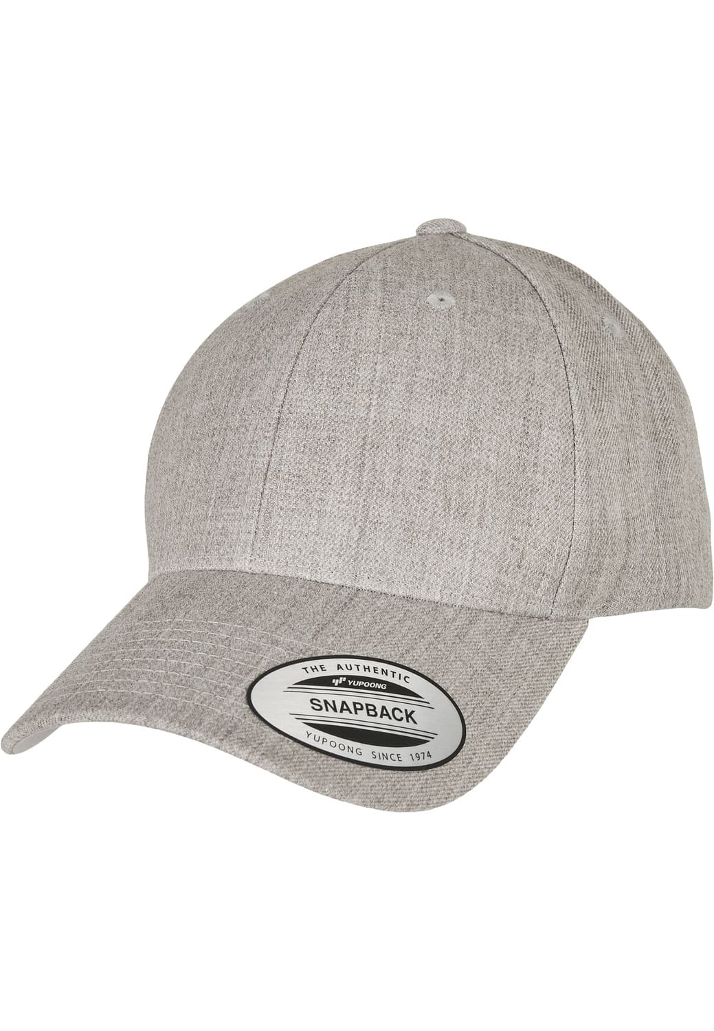 FF-6789M-00431-0050 Cappellino snapback Premium Curved Visor Flexfit heather grigio