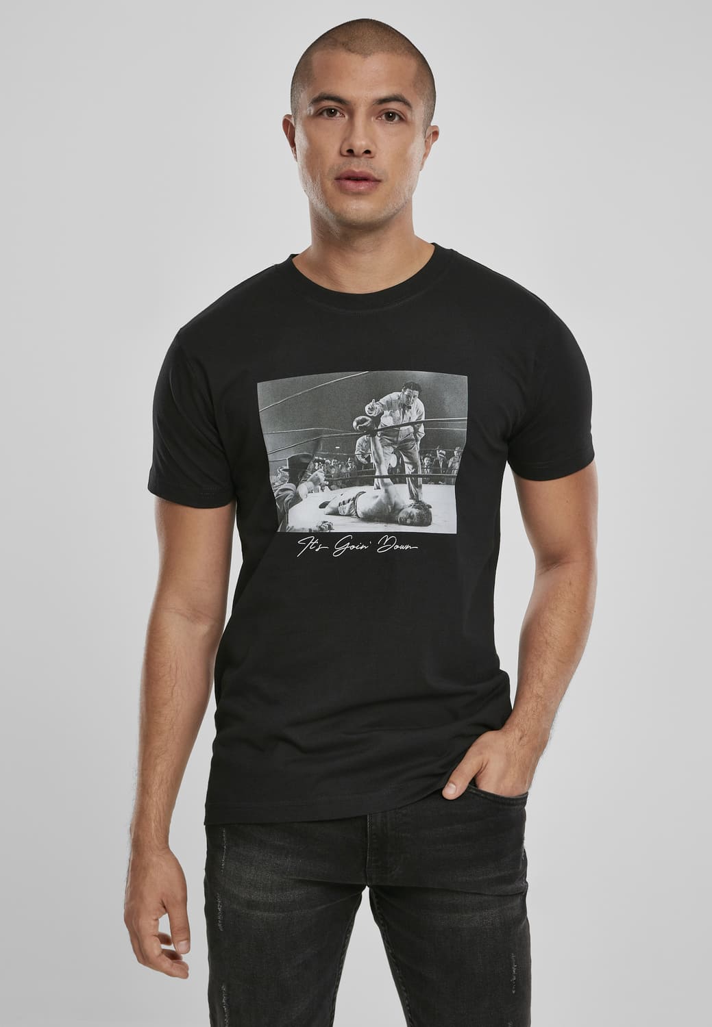 MT1076-00007-0060 T-shirt Going Down nero XXL