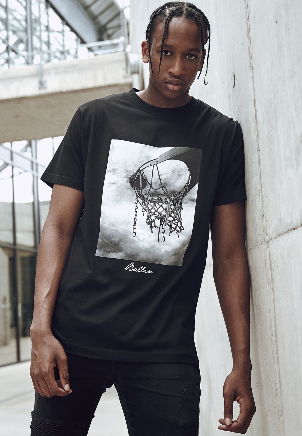 MT1185-00007-0060 Ballin 2.0 T-shirt black XXL