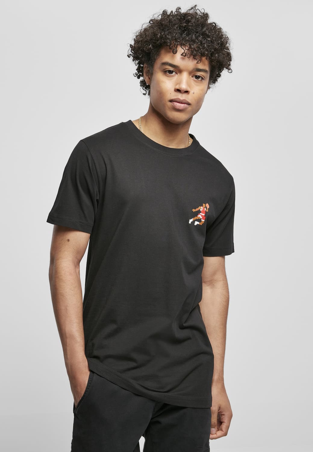 MT1569-00007-0060 T-shirt Small Basketball Player nero XXL