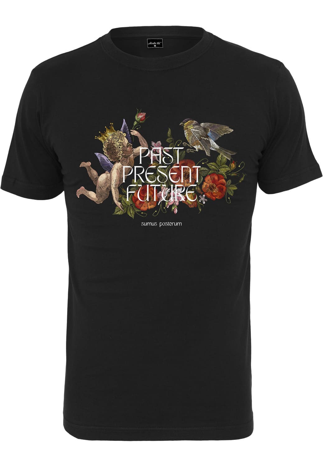 MT1681-00007-0060 T-shirt Past Present Future nero XXL