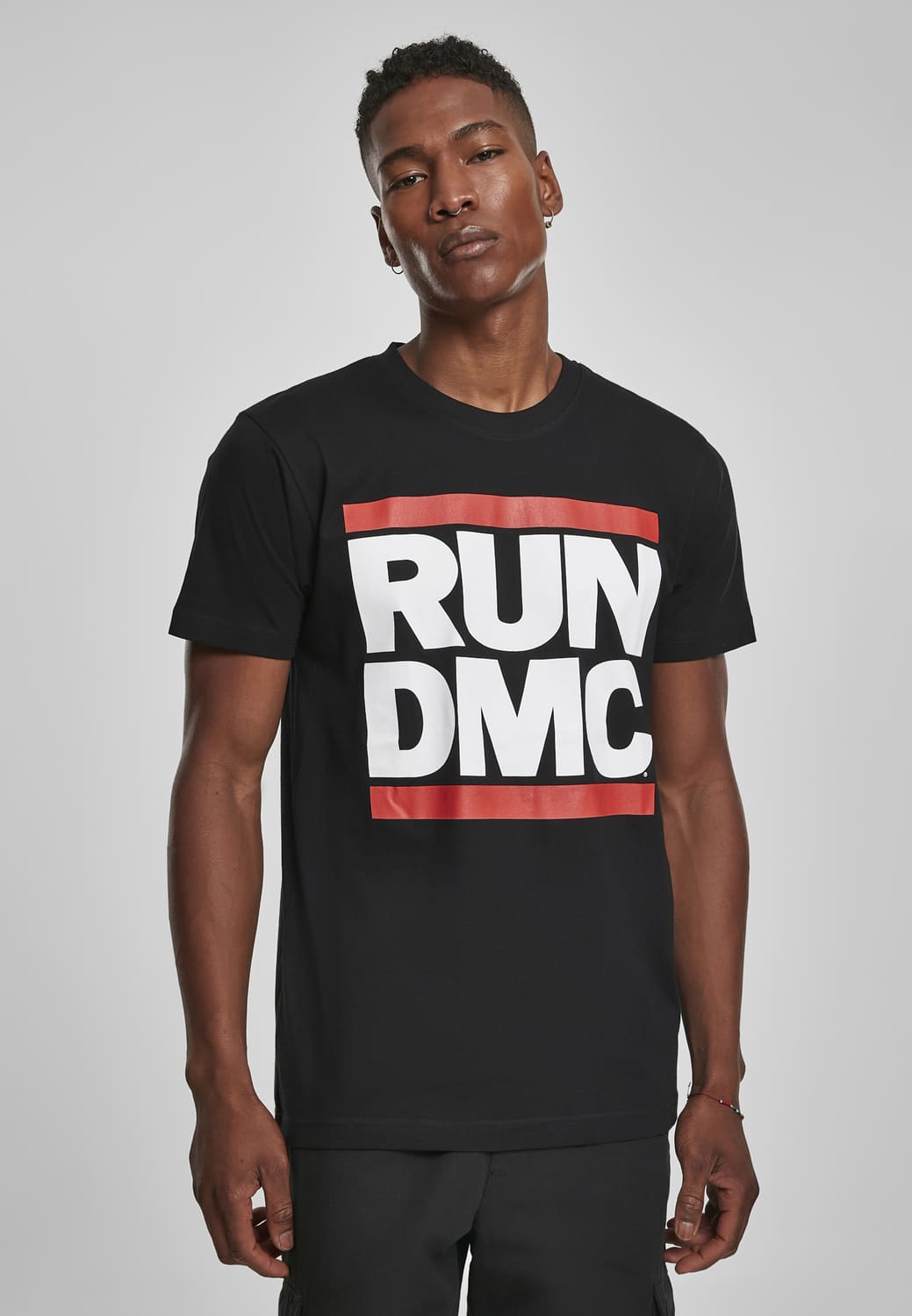 MT252-00007-0060 T-shirt Run DMC Logo nero XXL